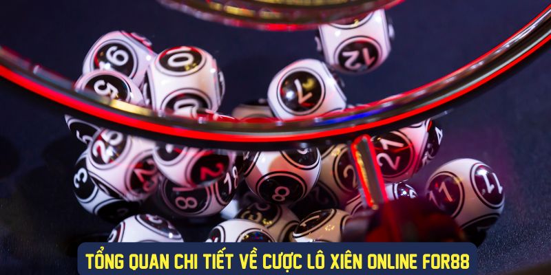 Khái niệm chi tiết về cược lô xiên online For88