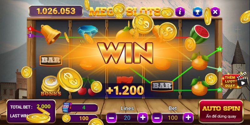 Phân chia tiền cược hợp lý vào các slotgame